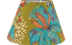 Mönstrade Lampskärmar-PR Home Empire Kimono Lampskärm Ø25cm Oliv