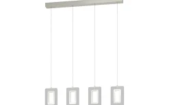 Avlånga Taklampor < Eglo Enaluri Taklampa 88cm LED 3000K 4x5,4W Matt Nickel