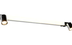 Badrumslampor Vägg-Trio Lighting Enrico H2O LED + 2xGU10 Vägglampa 90cm krom IP44
