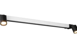 Badrumslampor Vägg-Trio Lighting Enrico H2O LED + 2xGU10 Vägglampa 90cm mattsvart IP44