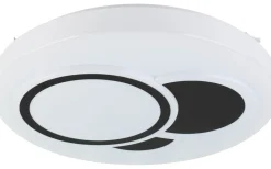 Plafonder < Eglo Espartaco Round Plafond 38,5cm LED 3000-6500K 17,4W med Fjärrkontroll Vit