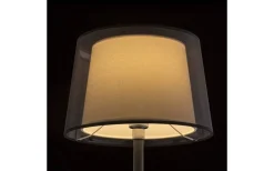 Bordslampor-Rendl Esplanade Bordslampa 74cm Svart/Vit/Krom E27