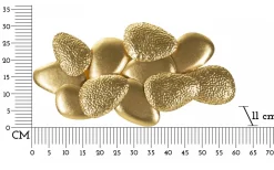Lampetter-Mauro Ferretti Espresso Vägglampa Skal 60cm Guld