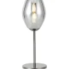 Bordslampor-Eglo Estanys Bordslampa 56cm Nickel