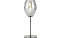 Bordslampor-Eglo Estanys Bordslampa 56cm Nickel
