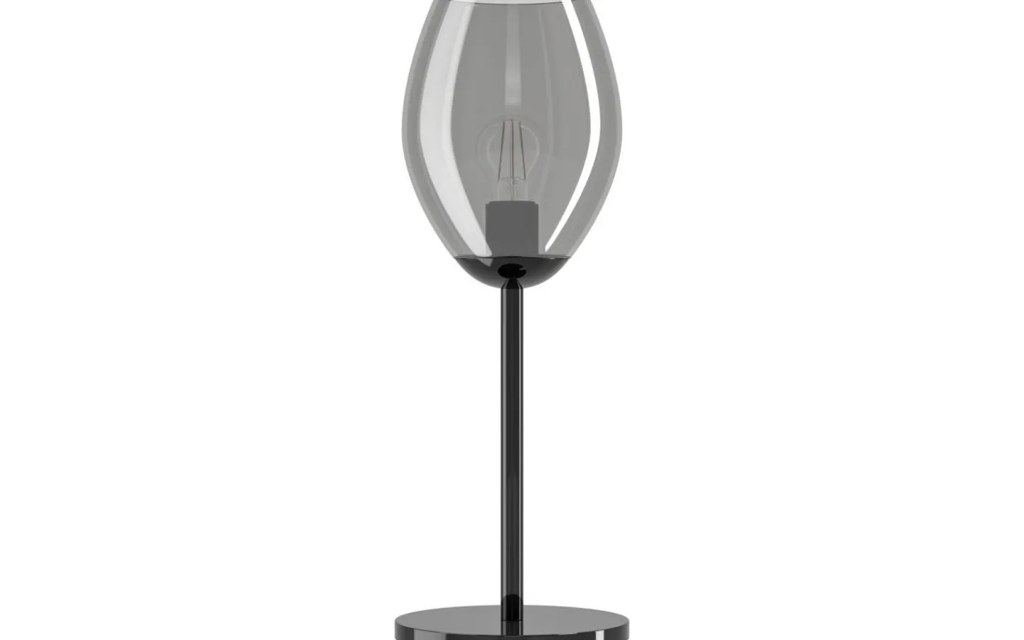 Bordslampor-Eglo Estanys Bordslampa 56cm Nickel