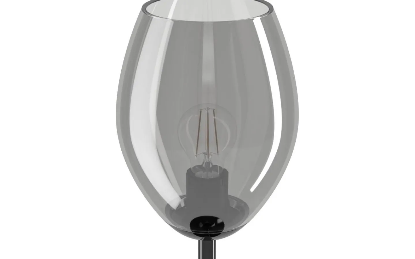 Bordslampor-Eglo Estanys Bordslampa 56cm Nickel