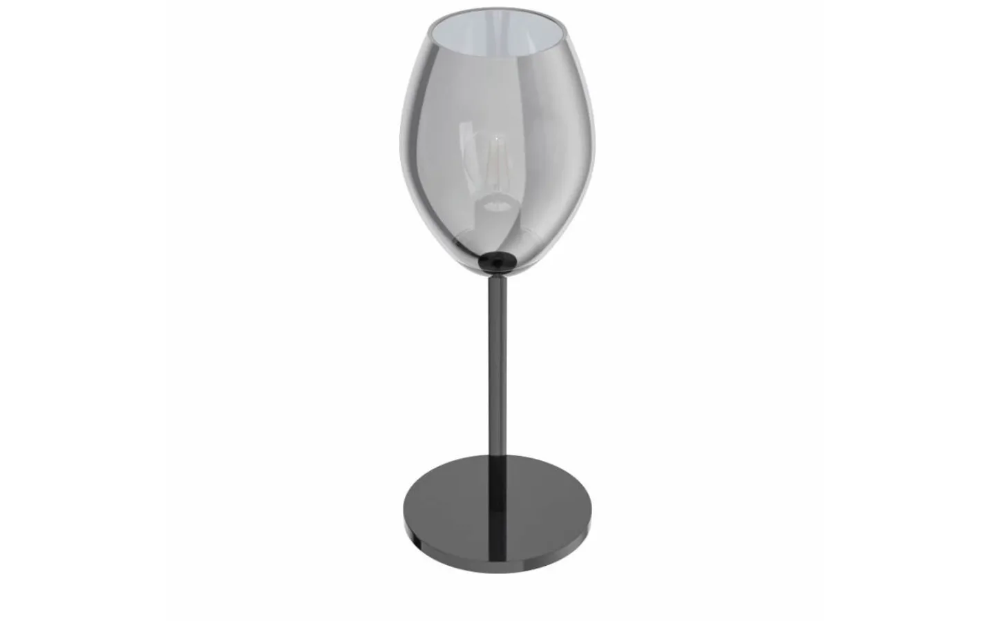 Bordslampor-Eglo Estanys Bordslampa 56cm Nickel