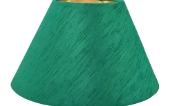 Enfärgade Runda Lampskärmar-PR Home Estelle Lampskärm Ø30cm Smaragd