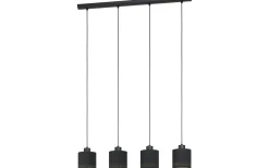 Avlånga Taklampor-Eglo Esteperra Taklampa 94cm Svart