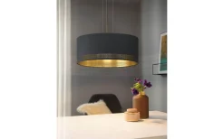 Stora Taklampor Ø50-69 Cm < Eglo Esteperra Taklampa 53cm Svart