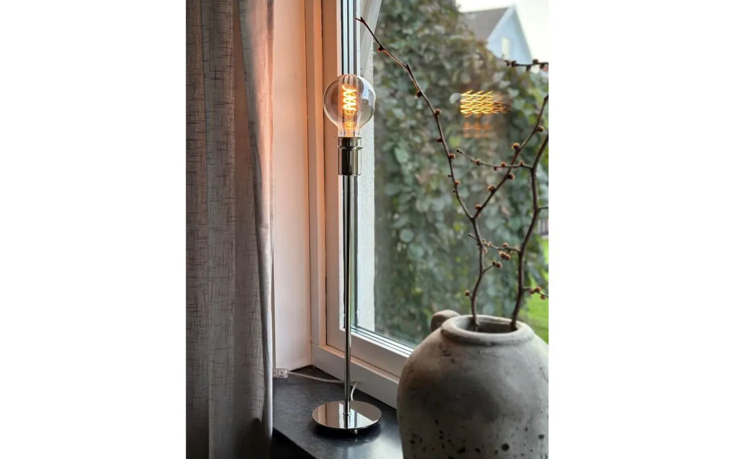 Lampfötter-Aneta Ester Lampfot 53cm Silver
