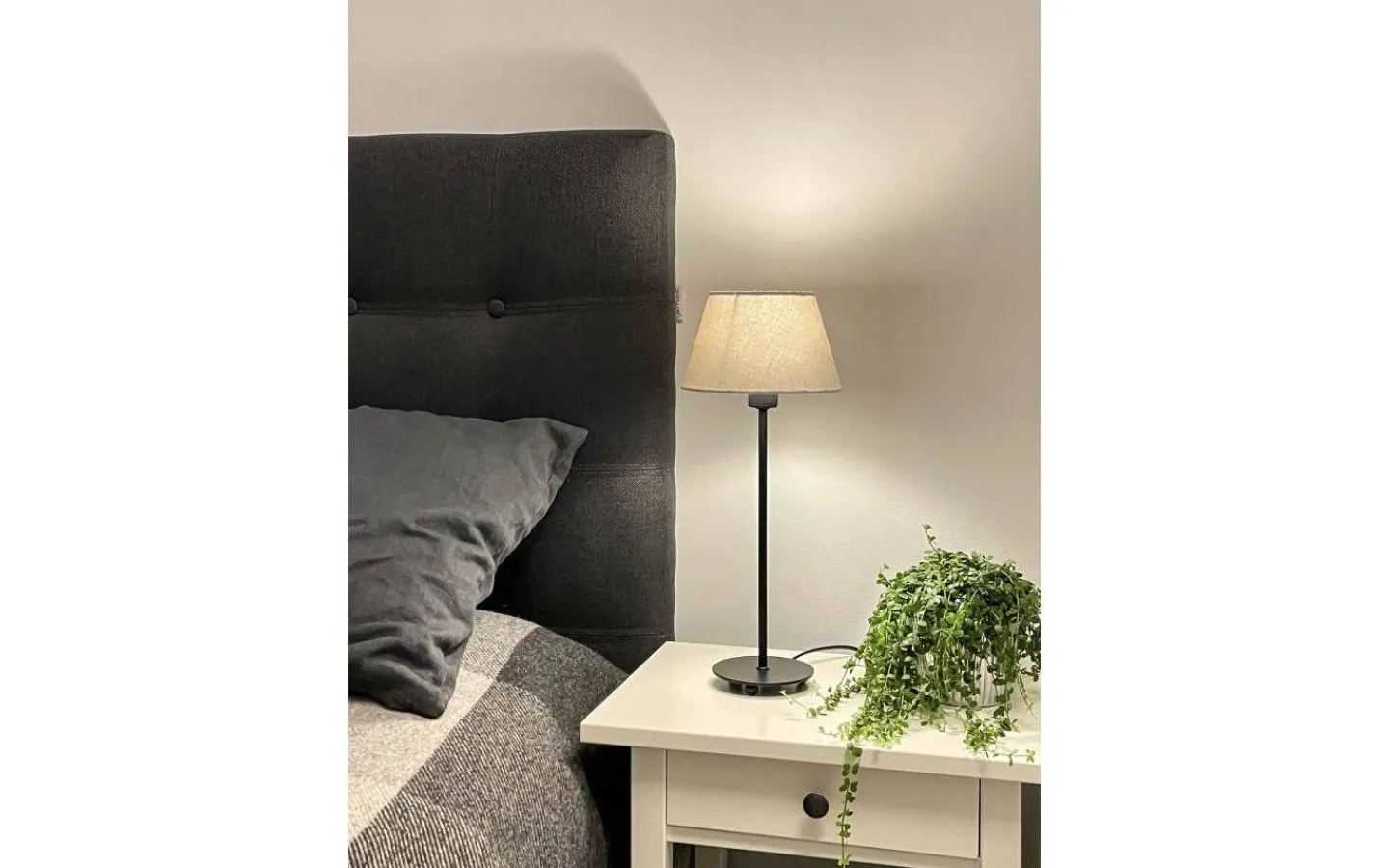 Lampfötter-Aneta Ester Lampfot 43cm Svart