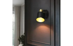 Läslampor < Trio Lighting Eva Spotlight E14 svart/guld