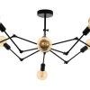 Plafonder < Eglo Exmoor Plafond 96cm 8L Svart