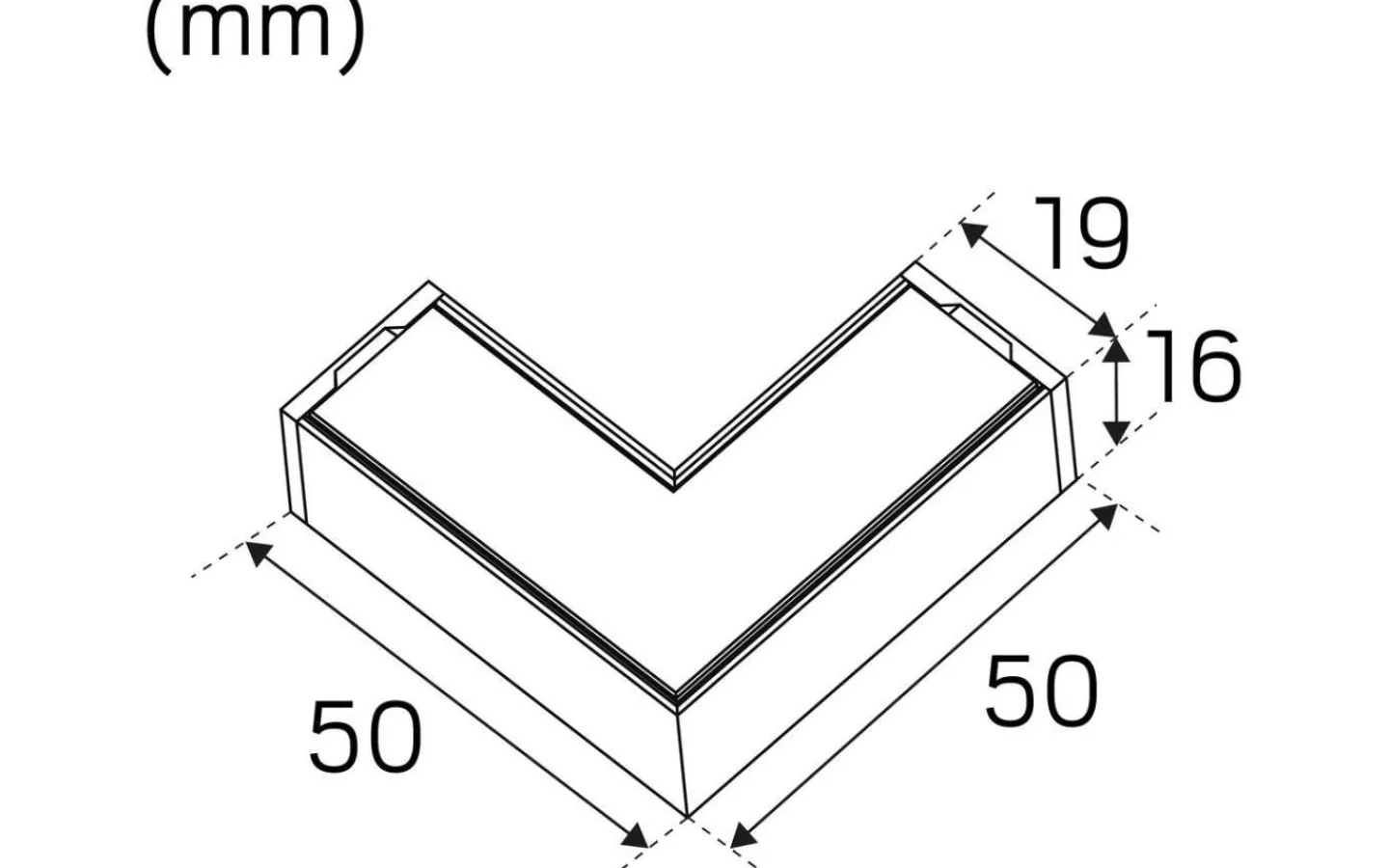 Bänkbelysning|Kök & Matplats-Hidealite Extend G2 LED Hörn 2700K