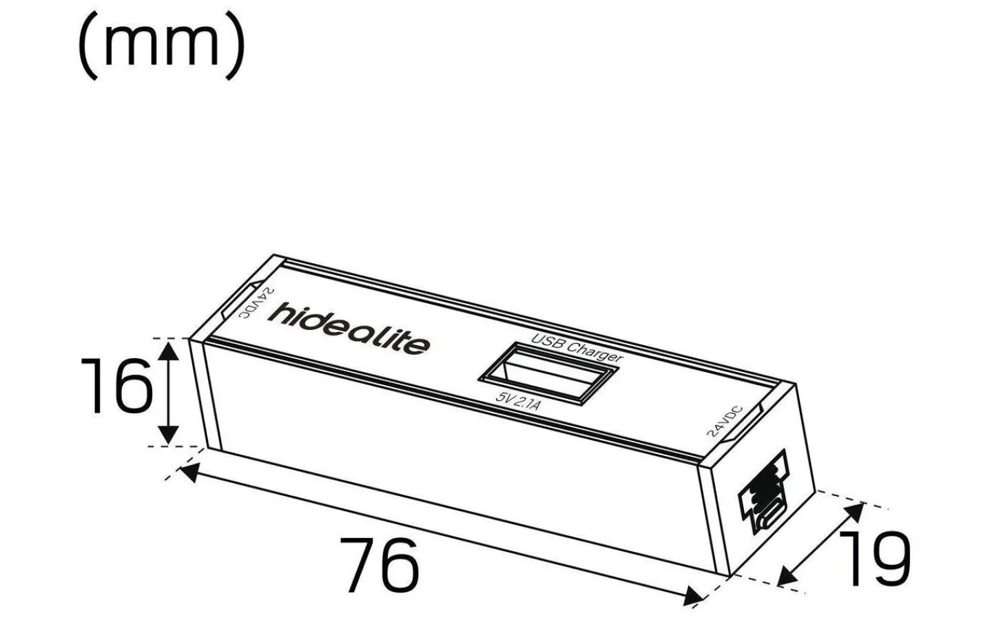 Bänkbelysning-Hidealite Extend G2 LED USB-laddare