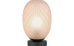 Bordslampor < Trio Lighting Facette Bordslampa E27 matt svart/bärnstensfärgad