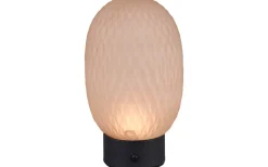 Uppladdningsbara Lampor Inomhus|Bordslampor-Trio Lighting Facette Bordslampa LED bärnstensfärgad/mattsvart uppladdningsbar
