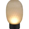 Uppladdningsbara Lampor Inomhus|Bordslampor < Trio Lighting Facette Bordslampa LED grön/mattsvart uppladdningsbar