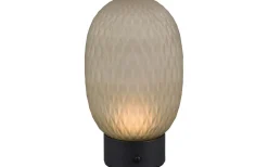 Uppladdningsbara Lampor Inomhus|Bordslampor < Trio Lighting Facette Bordslampa LED grön/mattsvart uppladdningsbar