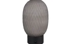 Uppladdningsbara Lampor Inomhus|Bordslampor-Trio Lighting Facette Bordslampa LED rökfärgad/mattsvart uppladdningsbar