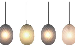 Avlånga Taklampor-Trio Lighting Facette Taklampa 4-st E27 mattsvart/flerfärgad