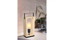 Bordslampor-Eglo Famborough Bordslampa 40cm Trä/Svart