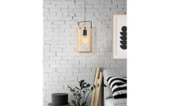 Fönsterlampor < Eglo Famborough Fönsterlampa 16cm Trä/Svart