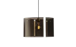 Stora Taklampor Ø50-69 Cm-Rendl Fancy Taklampa Ø50cm Rökfärgad Folie