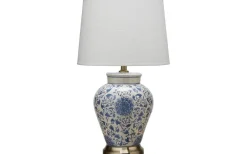 Sovrum|Bordslampor < PR Home Fang Hong Bordslampa 58cm Vit med lampskärm Sofia Vit