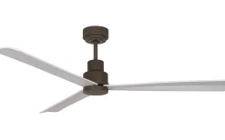 Takfläktar|Sovrum < Texa Design Fenix 132cm Takfläkt Brun Motor, Vita Blad