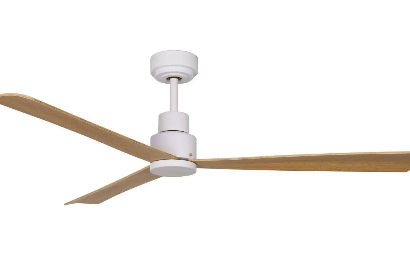 Takfläktar|Sovrum-Texa Design Fenix 132cm Takfläkt Vit Motor, Ek Blad