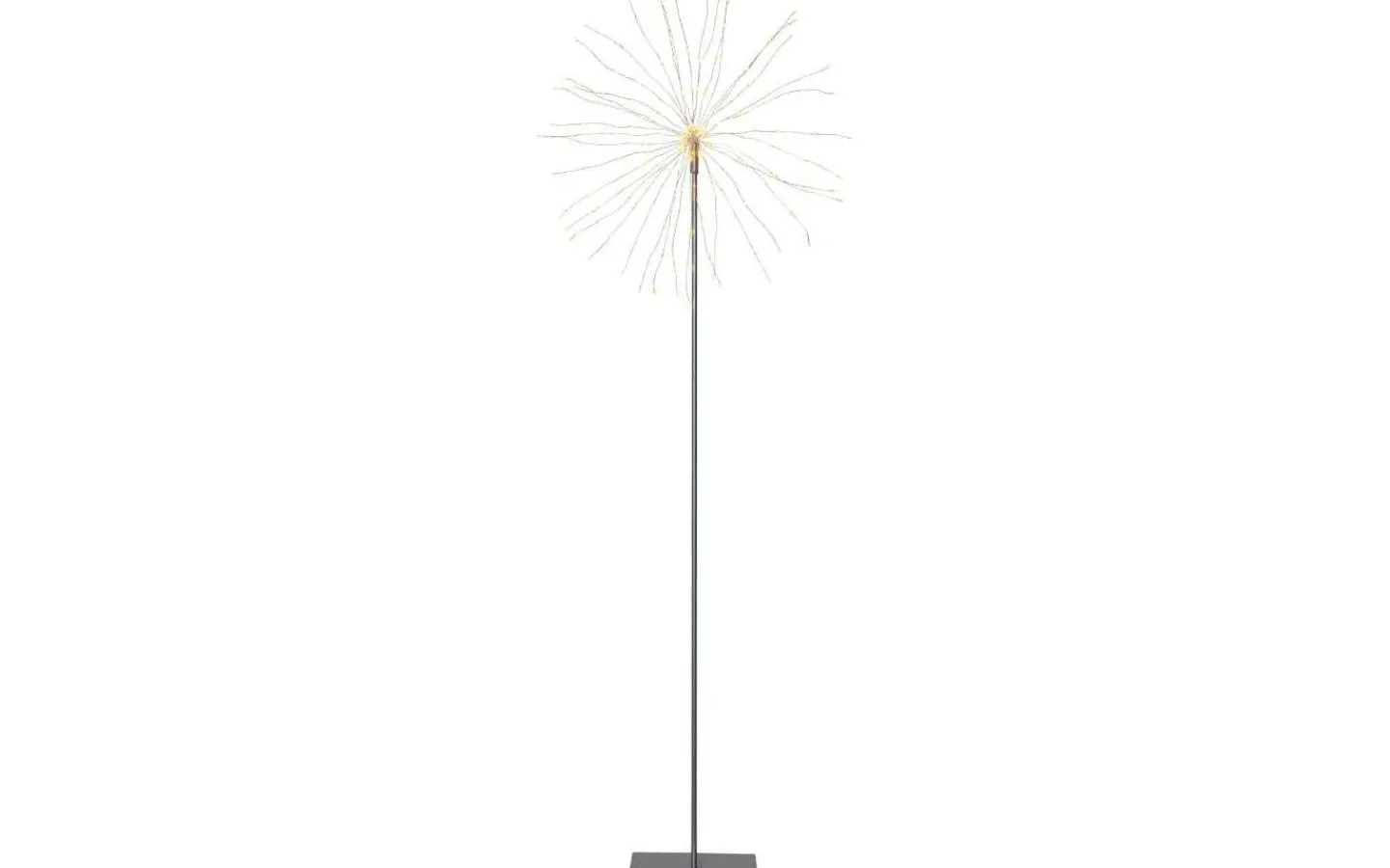 Inomhusdekorationer 230V|Golvlampor-Star Trading Firework Golvlampa 130cm 3W Silver