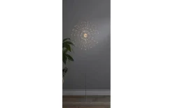 Inomhusdekorationer 230V|Golvlampor-Star Trading Firework Golvlampa 130cm 3W Silver