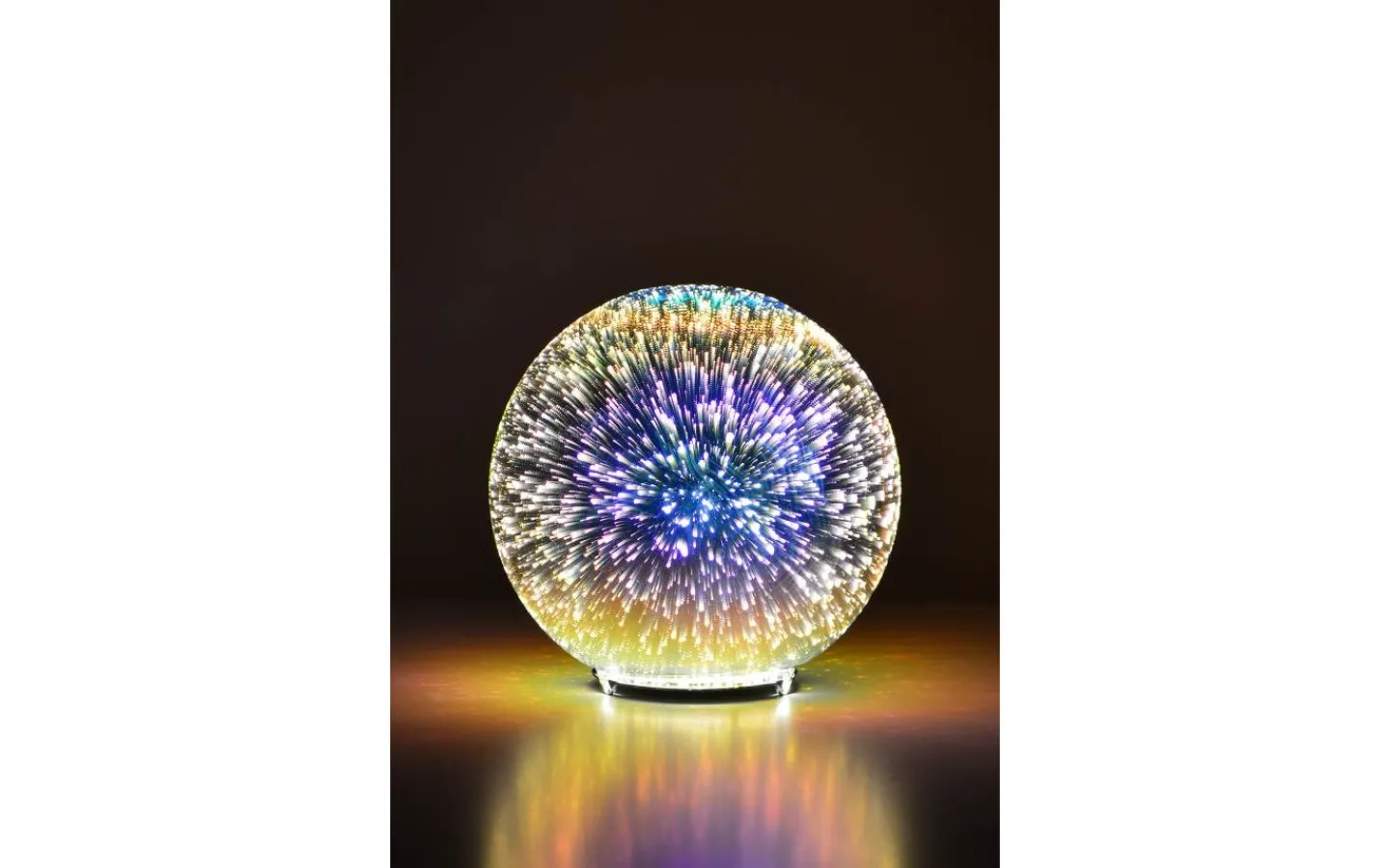 Barnrum|Bordslampor-Globen Lighting Fireworks Bordslampa 22cm E14 Krom