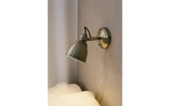 Sovrum|Läslampor-Markslojd Fjällbacka Vägglampa Antik