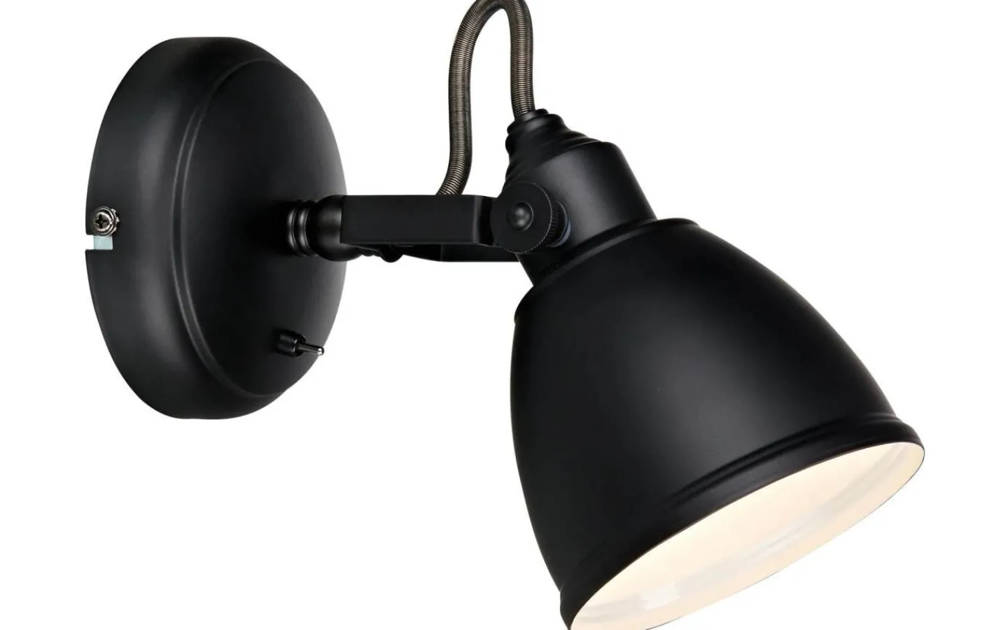 Kök & Matplats|Sovrum < Markslojd Fjällbacka Vägglampa 1L Svart