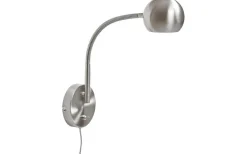 Läslampor-ArmaturHantverk Fladen Vägglampa Nickel
