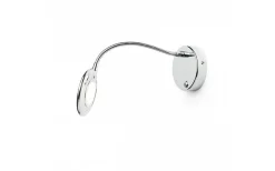 Sovrum|Läslampor < Rendl Flap Vägglampa Krom LED 4,2W 3000K