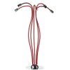 Golvlampor-Oriva Flex Golvlampa 148cm Röd