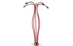Golvlampor-Oriva Flex Golvlampa 148cm Röd