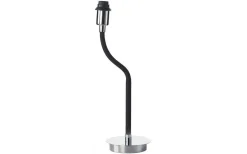 Lampfötter|Skrivbordslampor < Oriva Flex Lampfot 42cm Krom/Svart