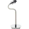 Lampfötter|Skrivbordslampor < Oriva Flex Lampfot 42cm Krom/Vit