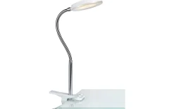 Klämlampor < Markslojd Flex Skrivbordslampa LED 5W Vit/Krom