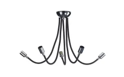 Stora Taklampor Ø70-150 Cm-Oriva Flex Taklampa 80cm Svart