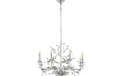 Kristallkronor|Stora Taklampor Ø70-150 Cm-Eglo Flitwick Takkrona 78cm Silver