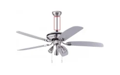 Takfläktar|Sovrum-Texa Design Fläktstång Till Orion Takfläkt Nickel 30cm