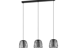 Kök & Matplats|Avlånga Taklampor-Eglo Floresta Taklampa 89cm Svart
