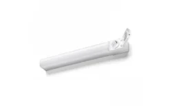 Badrum|Badrumslampor Vägg-Rendl Florio Vägglampa + Uttag Vit 49cm LED 8W IP44 3000K